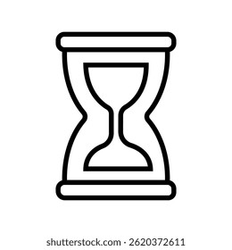 Hourglass icon vector. Time illustration sign. Clock symbol. Hour logo.