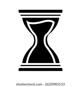 Hourglass icon vector. Time illustration sign. Clock symbol. Hour logo.