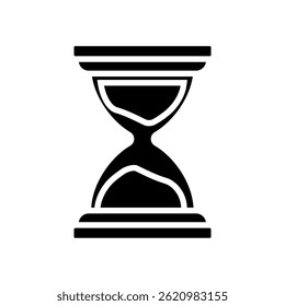 Hourglass icon vector. Time illustration sign. Clock symbol. Hour logo.