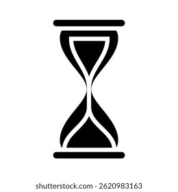 Hourglass icon vector. Time illustration sign. Clock symbol. Hour logo.