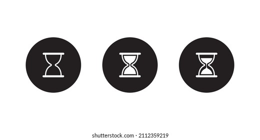Hourglass Icon Vector for Web or Mobile App