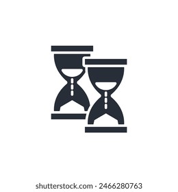 Hourglass icon. vector.Editable stroke.linear style sign for use web design,logo.Symbol illustration.