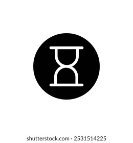 Hourglass icon web design in vector
