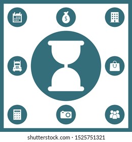 Hourglass icon for web and mobile