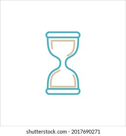 Hourglass icons symbol vector elements for infographic web