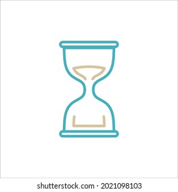 Hourglass icons symbol vector elements for infographic web