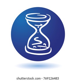 Hourglass icons, vector Illustration