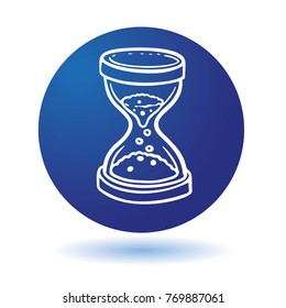 Hourglass icons, vector Illustration