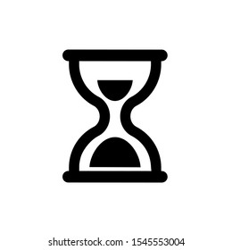 Hourglass icon,vector illustration. Flat design style. vector hourglass icon illustration isolated on White background, hourglass icon Eps10. hourglass icons graphic design vector symbols.