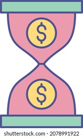 Hourglass Isolated Vector icon which can easily modify or edit

