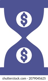 Hourglass Isolierte Vektorsymbol, das leicht modifiziert oder bearbeitet werden kann

