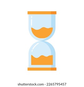 hourglass isolated vector illustration eps10