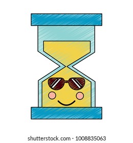 hourglass kawaii icon image 
