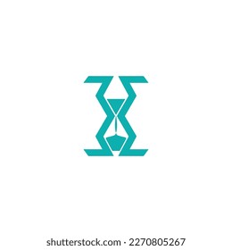 hourglass logo time logo simple icon time indicator