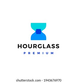 ilustración de icono vectorial del logotipo del reloj de arena