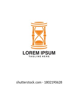 Hourglass Logo Vector Illustration Icon