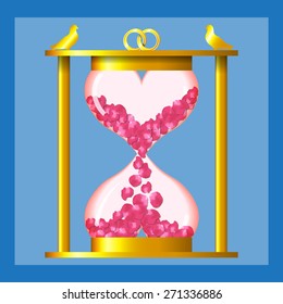 Hourglass of love