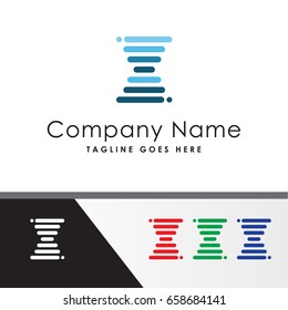 Hourglass Modern Logo Template