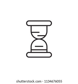 Hourglass Modern UI Vector Icon
