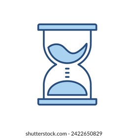 Hourglass related vector icon. Isolated on white background. Vector illustration