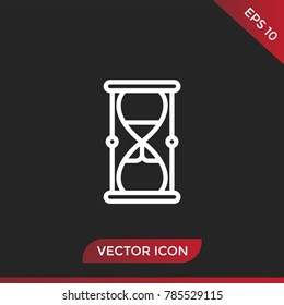 Hourglass or sand clock icon