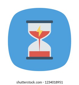 hourglass.  sand power. 