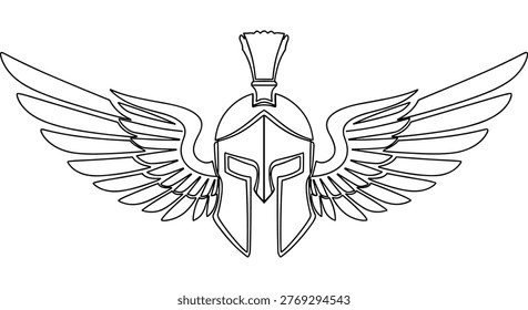 Hourglass sand timer with flowing grains in continuous line art illustration depicting time passage concept and patience symbolism elegantly designed