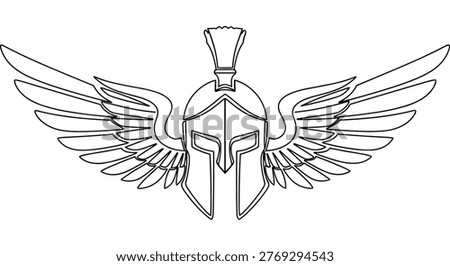 Hourglass sand timer with flowing grains in continuous line art illustration depicting time passage concept and patience symbolism elegantly designed
