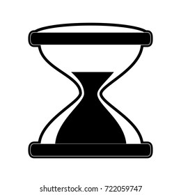 hourglass or sandglass time icon image 