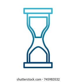 Hourglass sandtime isolated