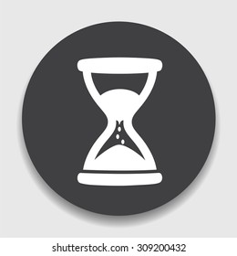 Hourglass sign icon. Sandglass button