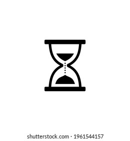 Hourglass sign icon symbol. Vector illustration