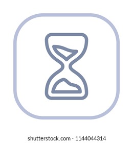 Hourglass - Simple Buttons. A minimalistic vector icon.