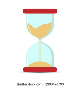 Hourglass, simple icon for websites and applications