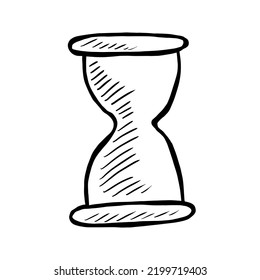  ilustración vectorial de boceto de vidrio de horquilla sobre fondo blanco