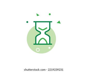 Icono de la línea de tracción de vidrio de alta velocidad, Ilustración del vector de vidrio de alta velocidad