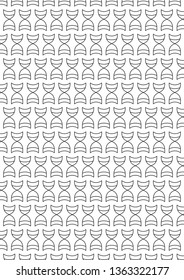 hourglass symbol pattern