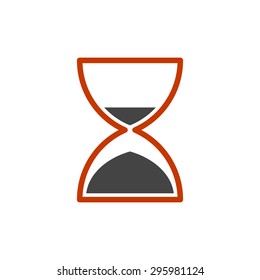 Hourglass time icon.