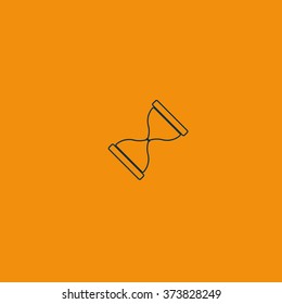 Hourglass time icon.