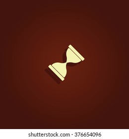 Hourglass time icon.