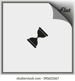 Hourglass time icon.