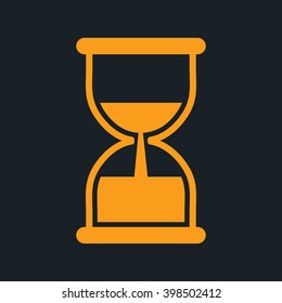 Hourglass time icon