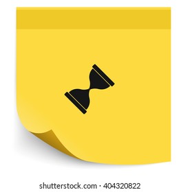 Hourglass time icon.