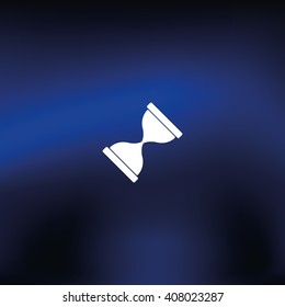 Hourglass time icon.