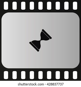 Hourglass time icon.