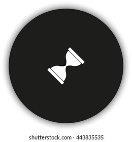 Hourglass time icon.