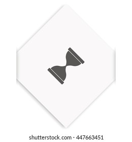 Hourglass time icon.