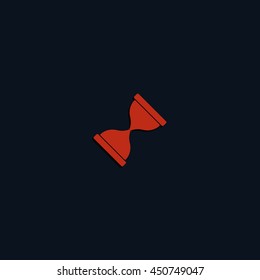 Hourglass time icon.