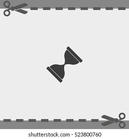 Hourglass time icon.
