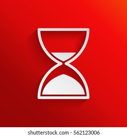 Hourglass time icon
